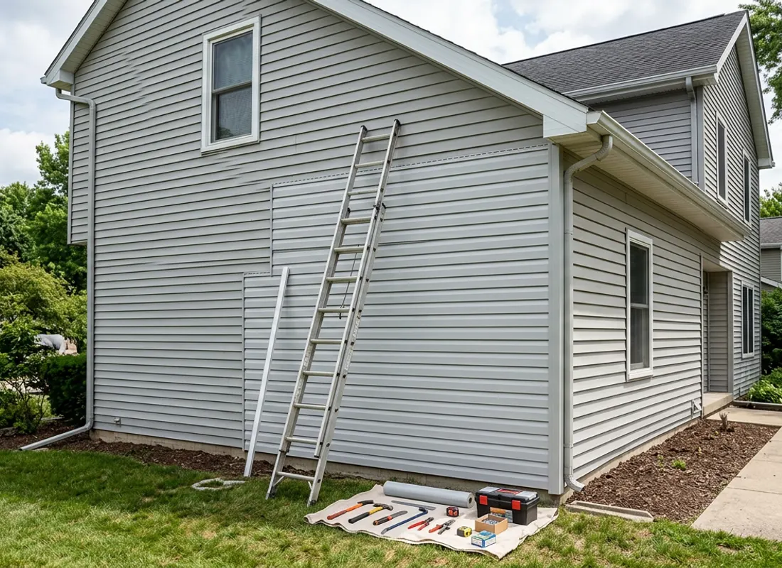 Panel replacement, blended into the existing wall