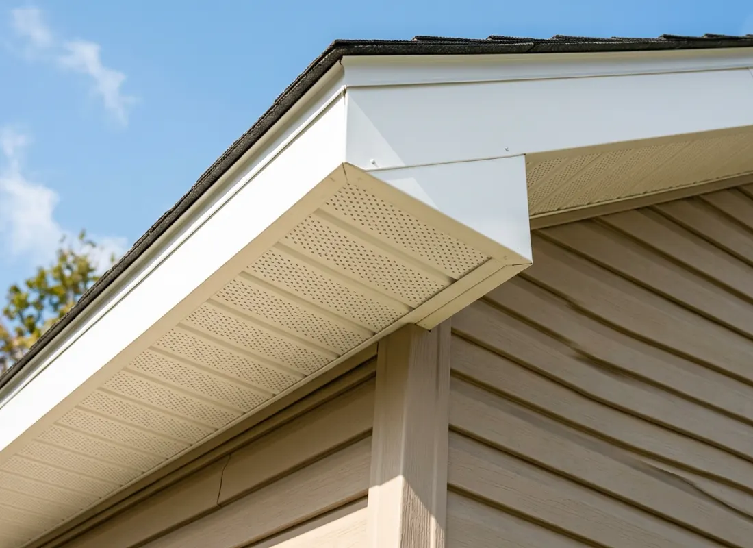 Vented soffit & fascia